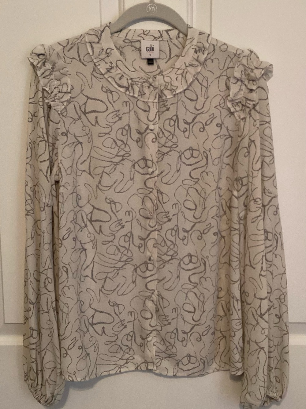 Cabi 4243 Ribbon Trim Blouse